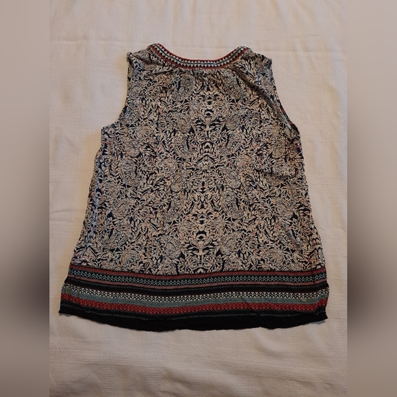 Daniel Rainn women's size small rayon tank top, flowy VGUC - Picture 6 of 7